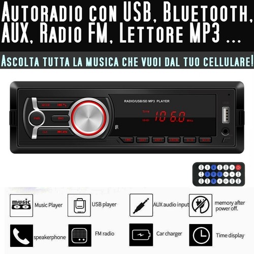 Stereo macchina bluetooth - bluetooth, usb