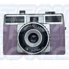 HOLGA 135BC viola argento Lomo 35 mm fotocamera pellicola nero effetto angolo 135 aC Holga