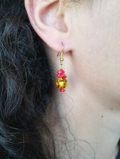 ORECCHINI DONNA VERO CORALLO