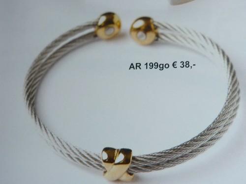 Bracciale acciaio inox - acciaio,
