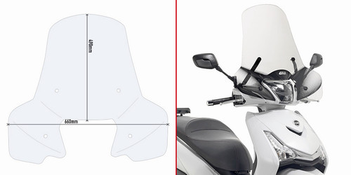 Sym 300 parabrezza - sym, (19-22)