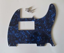 Battipenna Humbucker stile Tele/Telecaster piastra antigraffio blu perla 3 strati