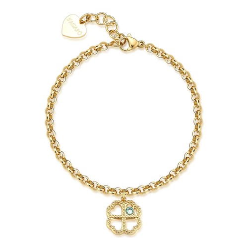 Bracciale quadrifoglio fortuna - bracciale,