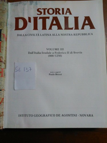 Storia italia dalla civiltà - d'italia,