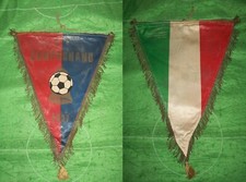 GAGLIARDETTO AS CAMPAGNANO ROMA CALCIO SOCCER PENNANT ARTE DELLA BANDIERA