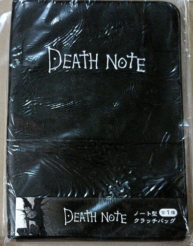 Death note notebook clutch - note,