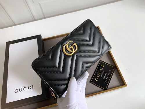 Gucci wallet black with - , gold