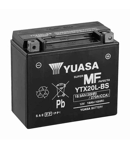 Batteria yuasa ytx20l - yuasa, ytx20l-bs
