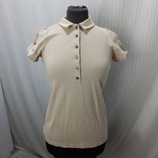 Articolo e4417 polo donna Burberry beige, taglia S, ascelle 41cm, spalle 31cm, l