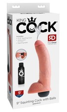 9" KING COCK SQUIRTING DILDO