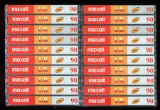 1 Cassette Audio Maxell UR 90 Position TYPE I Normal Pré-enregistrée 1 fois 