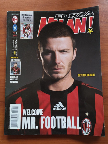 Forza milan con david beckam - con,