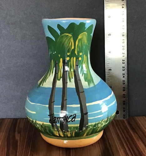 Vaso terracotta dipinto a - terracotta,