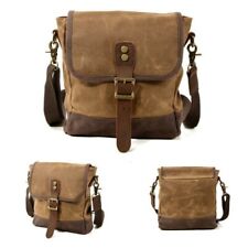 Borsa In Vera Pelle E Tela Borsa A Tracolla Borsa A Spalla Zaino 23*27CM