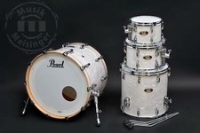 Pearl Masters acero/gomma 20B/10T/12T/14F bianco opaco marino