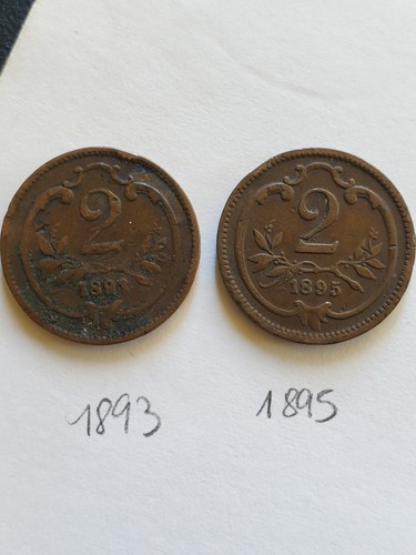 Heller 1893 1895 austria 2 - heller,