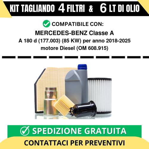 Tagliando per mercedes - per, mercedes-benz
