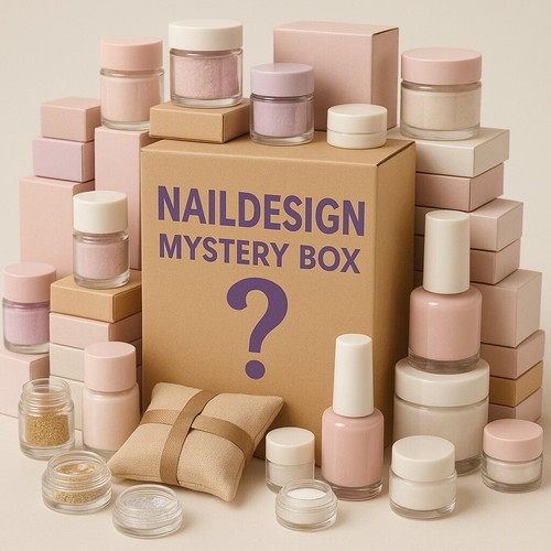 Secret box nail design - box,