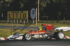 NANNI GALLI - FOTO ORIGINALE FIRMATA - PILOTA F1-GP DECEDUTO