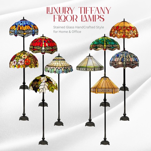 Lampade terra tiffany vetro - lampade,
