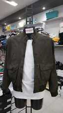 GIUBBOTTO CAMOSCIO REALE Renna/Pelle Uomo Man Marrone  VINTAGE tg48  MON1430LZ