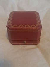 Cartier Originale Scatola Box Pelle Rossa
