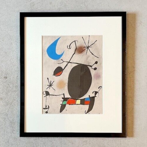 Quadro joan miro - miro, ''donna
