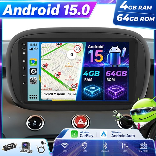 Autoradio dab android 15 - dab+,
