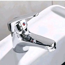 RUBINETTO MISCELATORE LAVABO BAGNO CROMATO UNIVERSALE CON FLESSIBILI MONTAGGIO