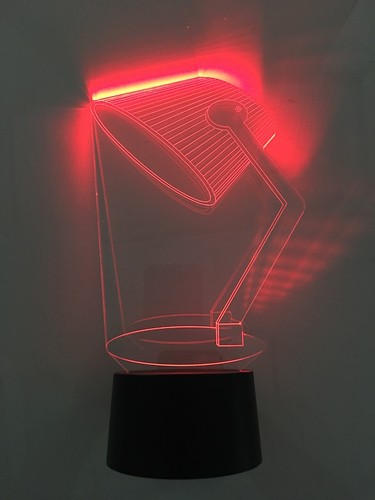 Lampada tavolo acrilico - lampada, 3d