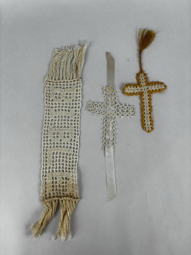 Vintage crocheted religious - vintage,