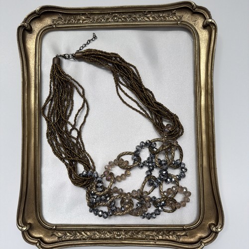 Collana statement multi - collana, filo