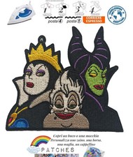patch Maleficent regina Grimilde Ursula personaggi Disney toppa iron on streghe