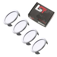 4x Coprimozzo Copricerchio Mozzi Copertura Argento Ø 75mm per Opel