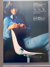 Sedia Wilkhahn 232 design Wilhem Ritz chair originale 1973 vintage pubblicità