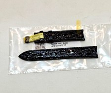 Cinturino coccodrillo nero