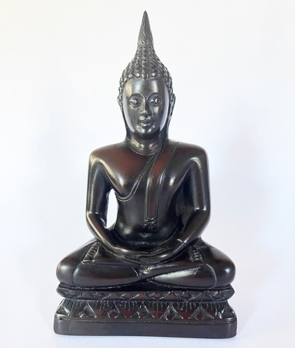Vintage thai seated buddha - vintage,