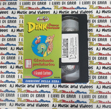 VHS cartonata DINK IL PICCOLO DINOSAURO GIROTONDO PREISTORICO CARTONI 13 (F36)