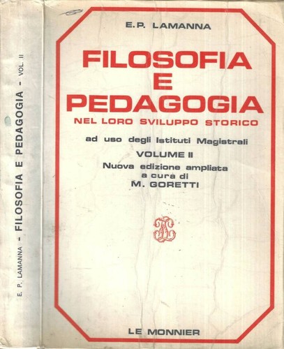 Filosofia pedagogia vol ii - pedagogia, vol.