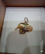 CIONDOLO  oroscopo   " ARIETE "  gr. 2.20  con brillantino    oro giallo  18 KT