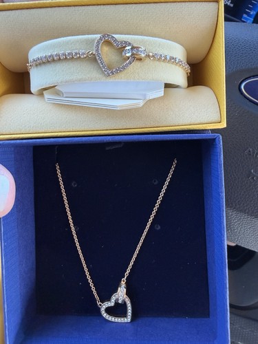 Swarovski cuore cristallo set - swarovski,
