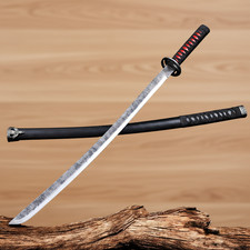 Katana damascata reale fatta a