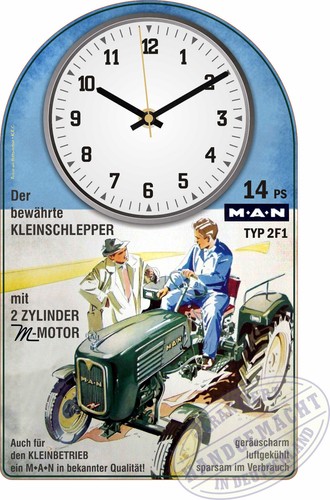 Orologio parete trattore - orologio,