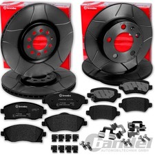 Brembo DISCHI FRENO SCANALATI + PASTIGLIE ANTERIORI + POSTERIORI per OPEL MERIVA A