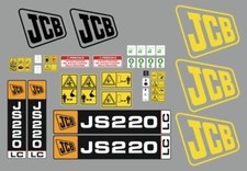JCB JS 220LC decalcomanie