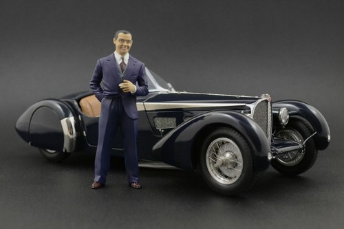 Jean bugatti figura per - figura, 1:18