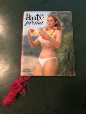 ANTE PRIMA 1968-calendarietto vintage barbiere Marsilio Porretta Terme bologna