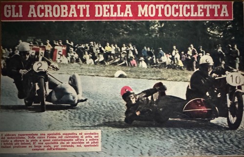 Sidecar moto cartoncino - -,
