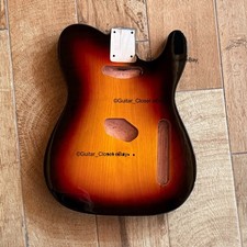 NUOVO Tele BODY per chitarra Fender Telecaster Alder 3 toni Sunburst lucido
