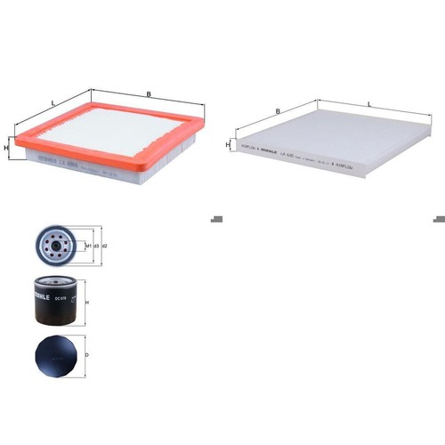 Set filtri knecht adatto - set,